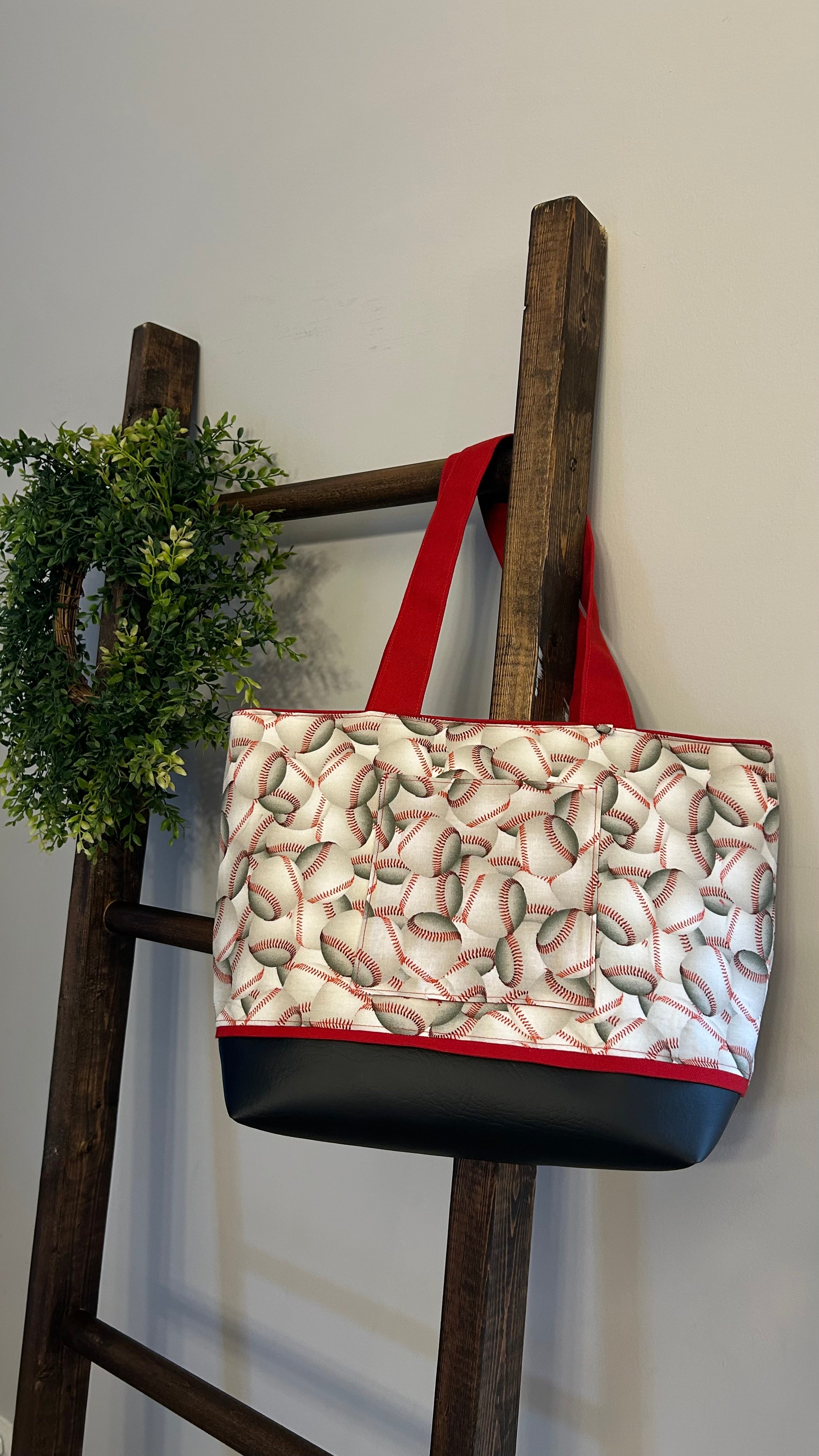 Baseball Game Day Tote