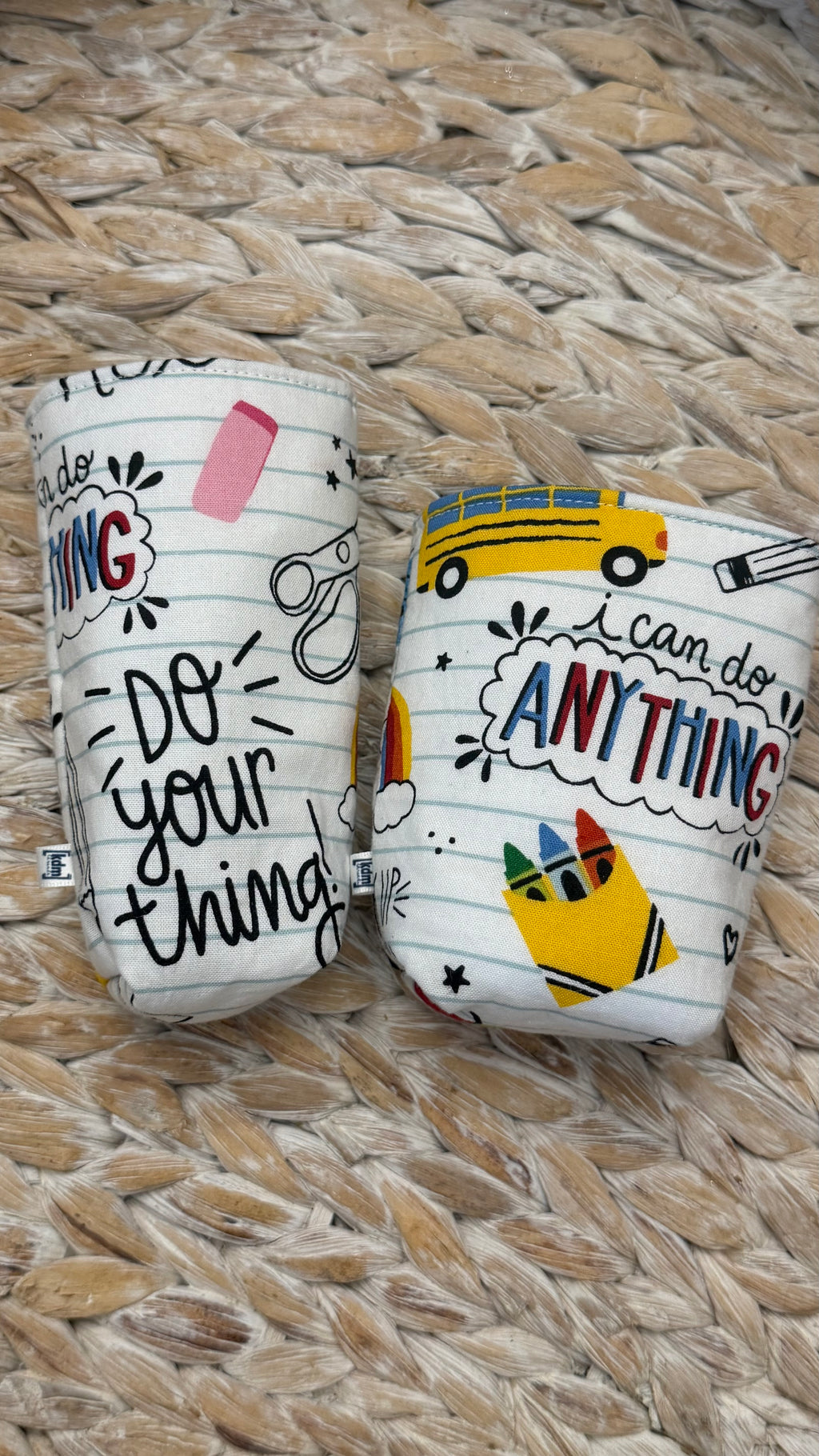 School Themed Can Sleeve