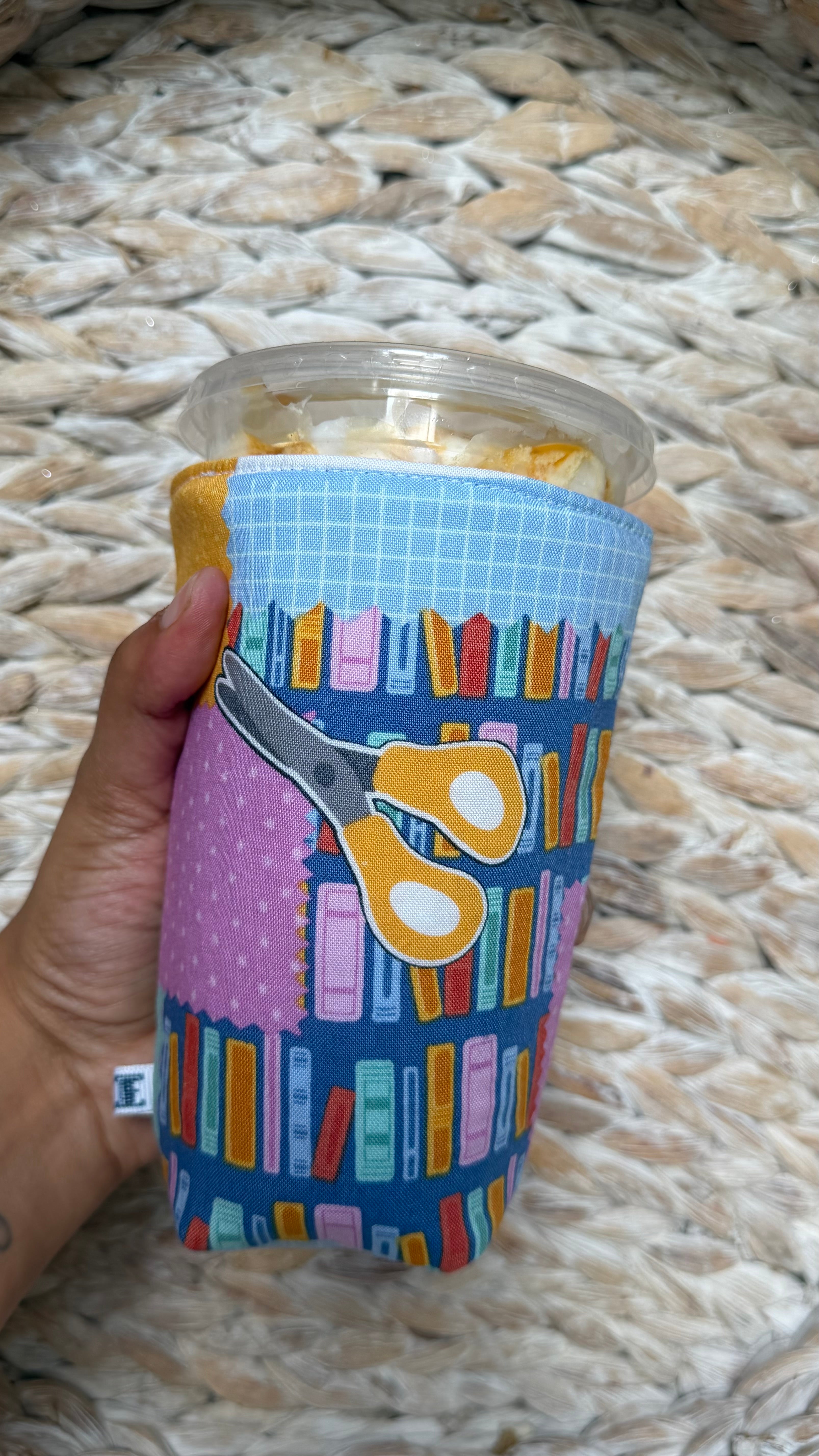 School Themed Iced Coffee Sleeve