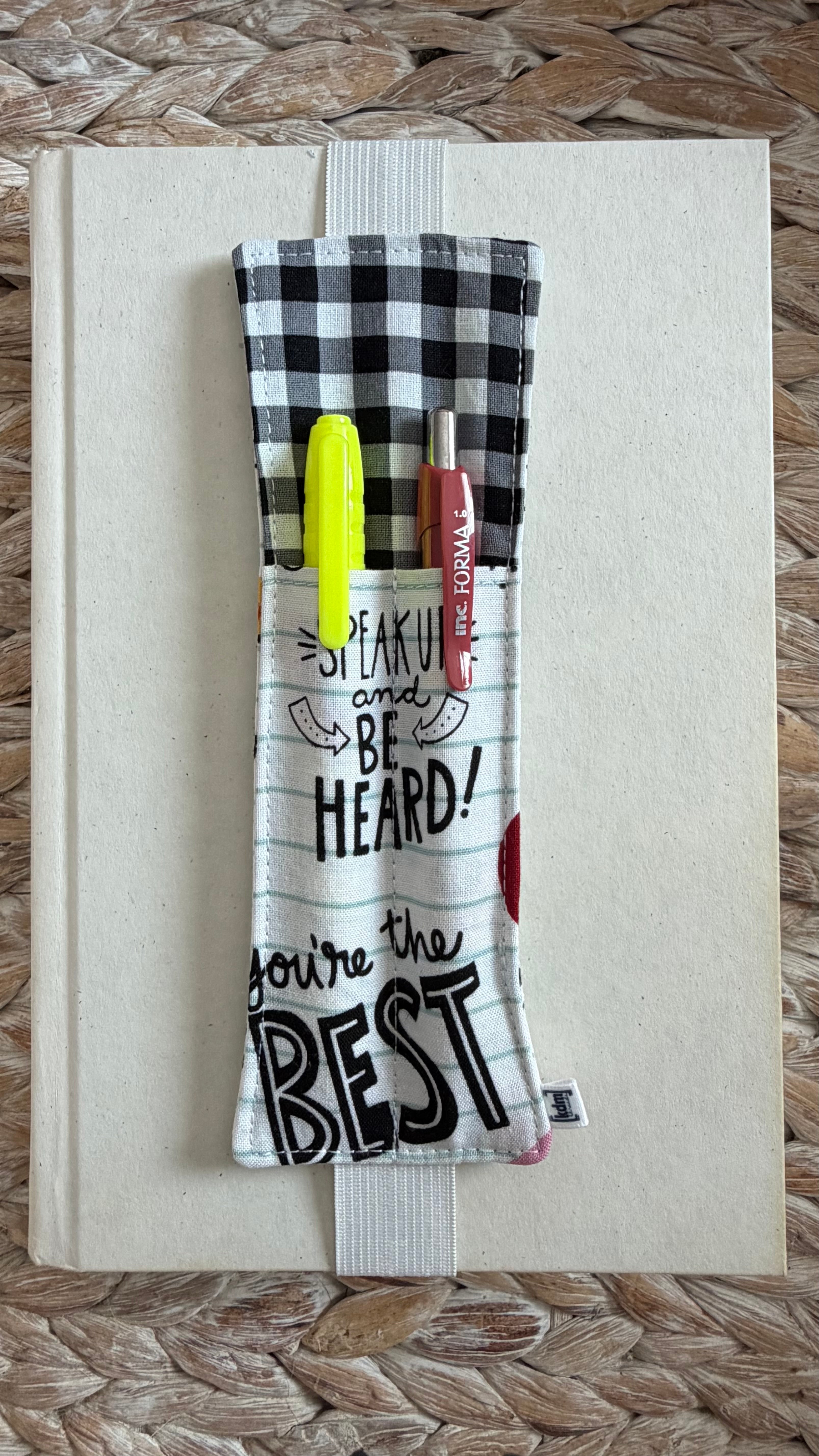 School Planner Bookmark + Pen Holder