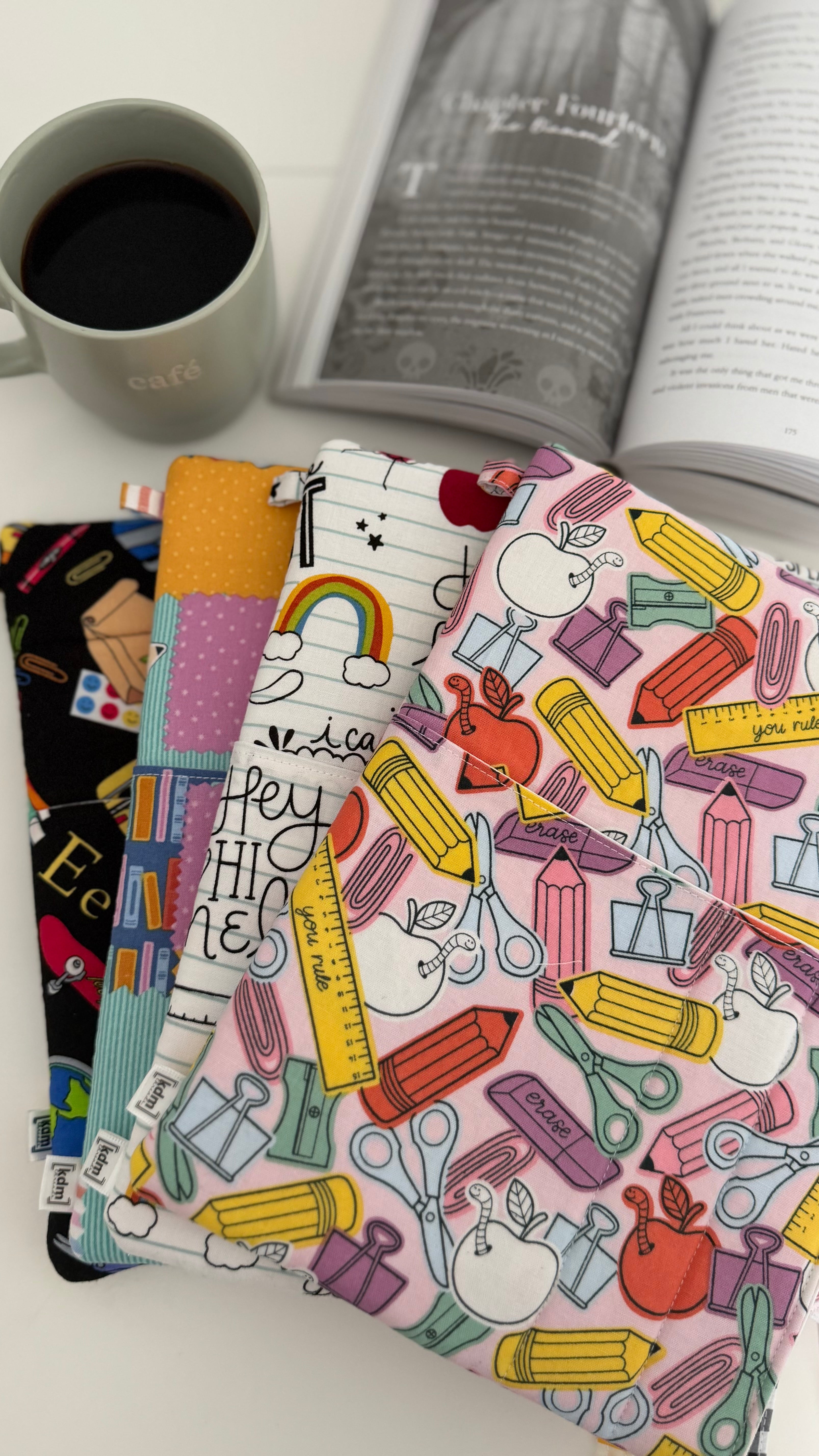 School Themed Book Sleeve