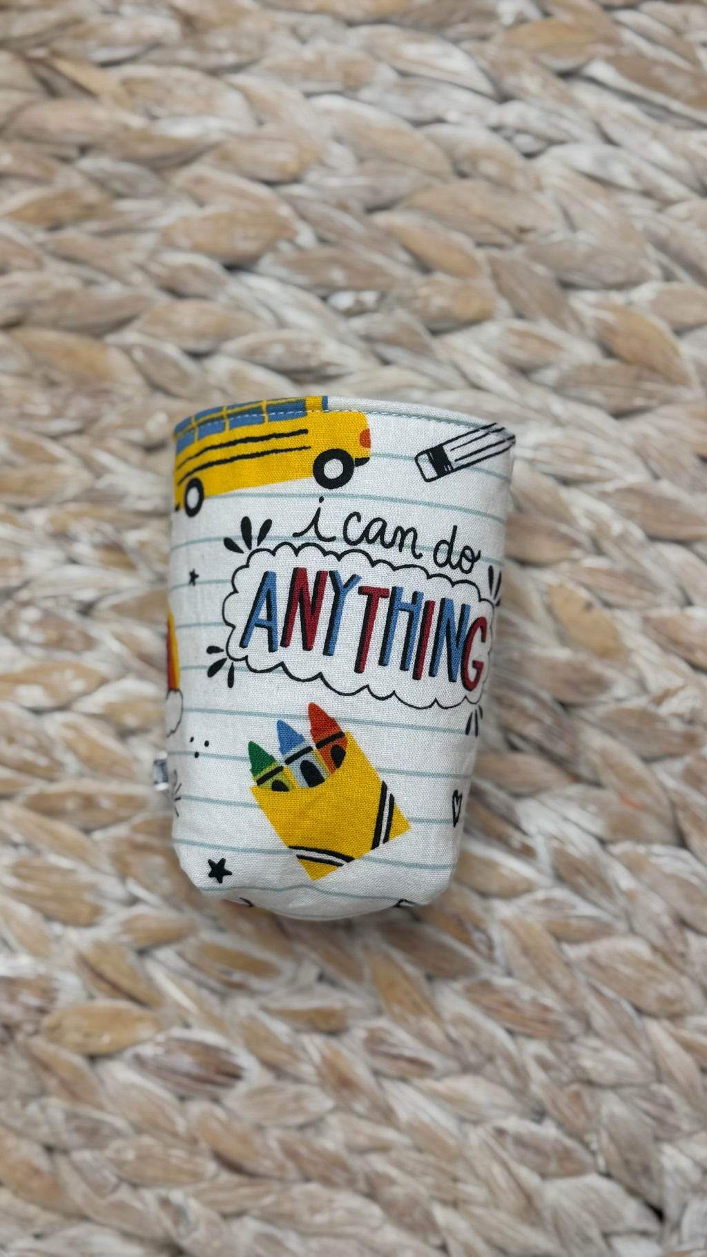 School Themed Can Sleeve