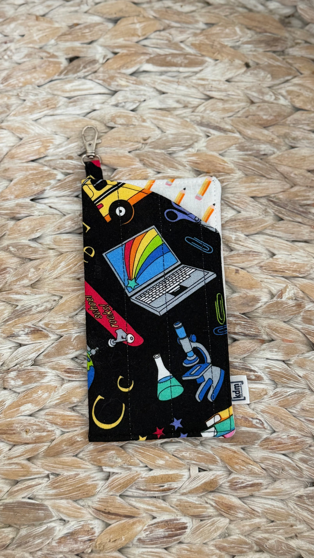 School Themed Glasses Case