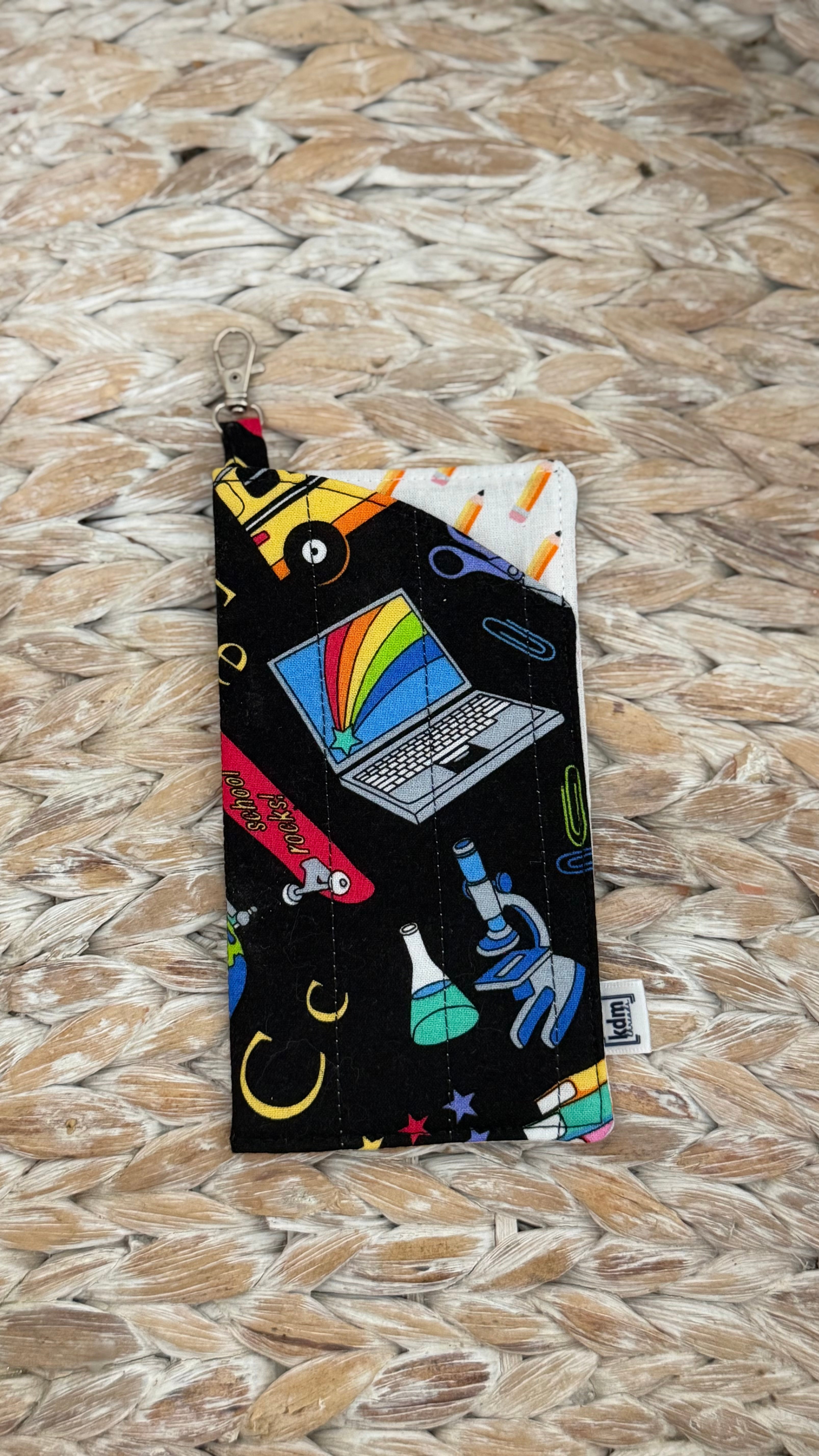 School Themed Glasses Case