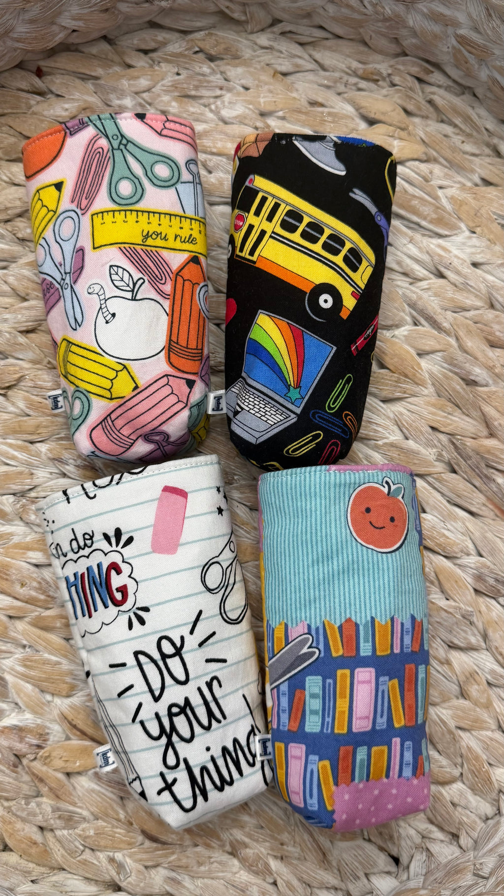 School Themed Can Sleeve