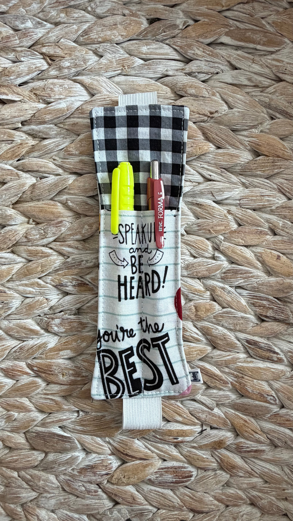 School Planner Bookmark + Pen Holder