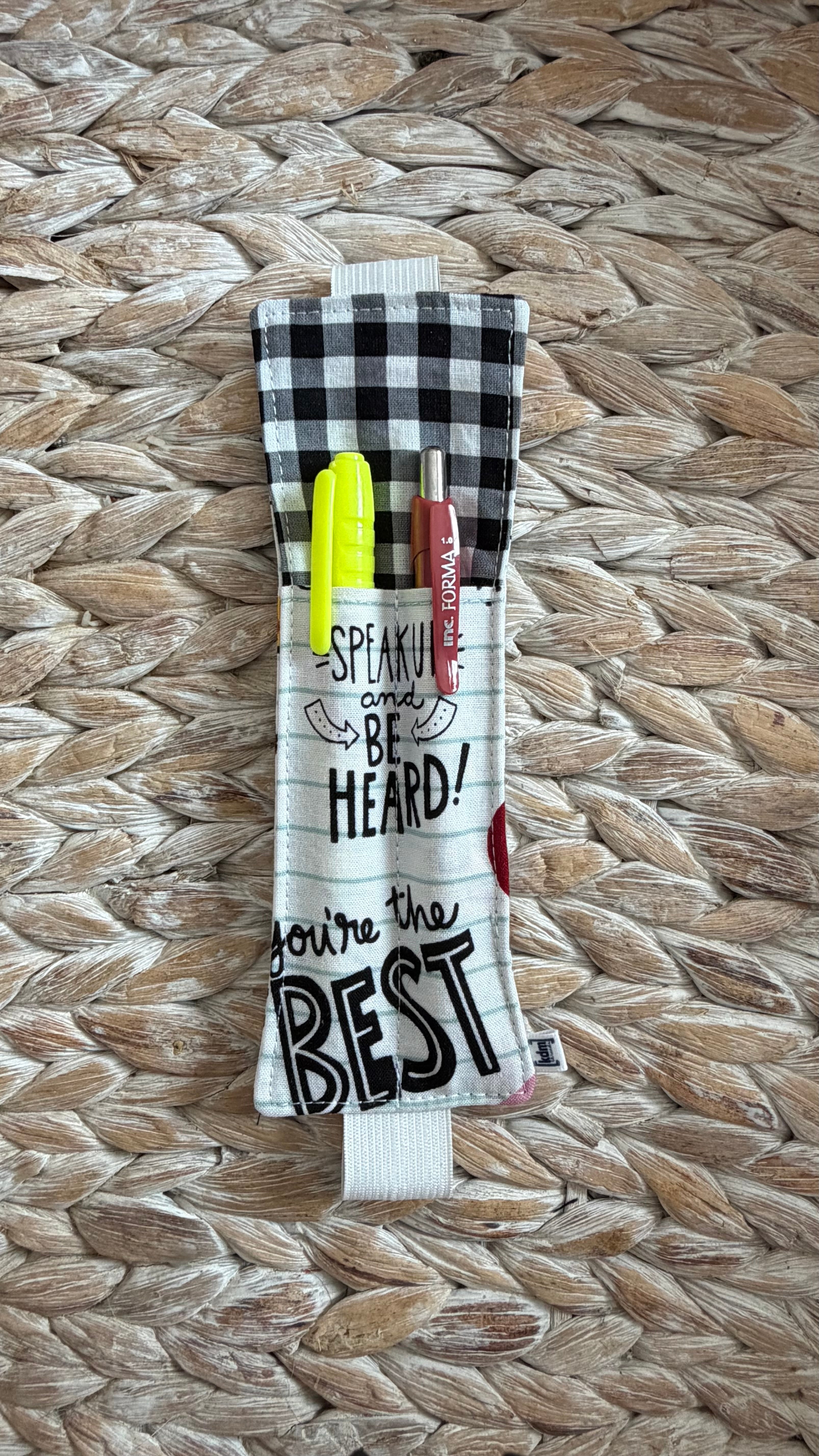 School Planner Bookmark + Pen Holder