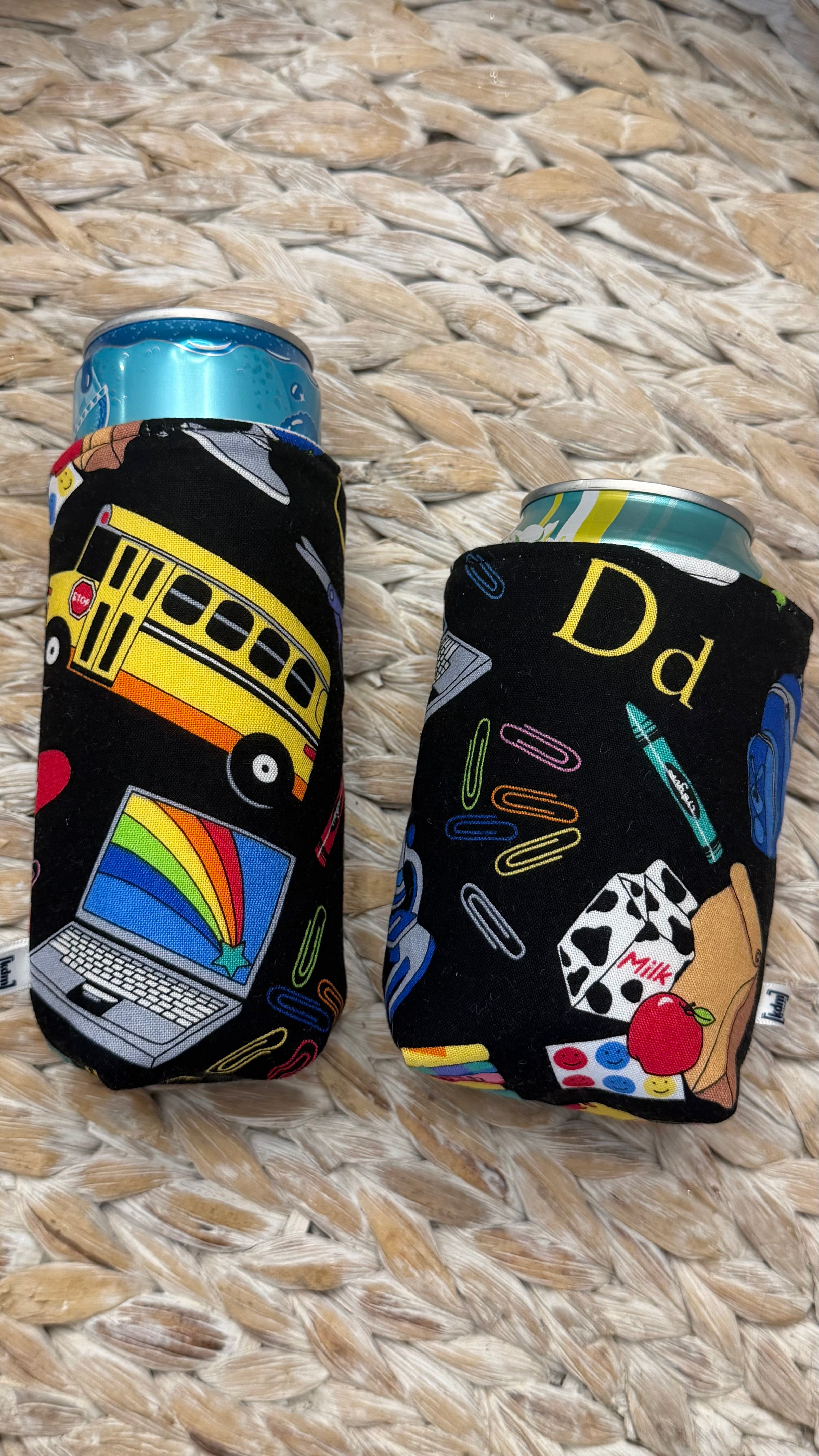 School Themed Can Sleeve