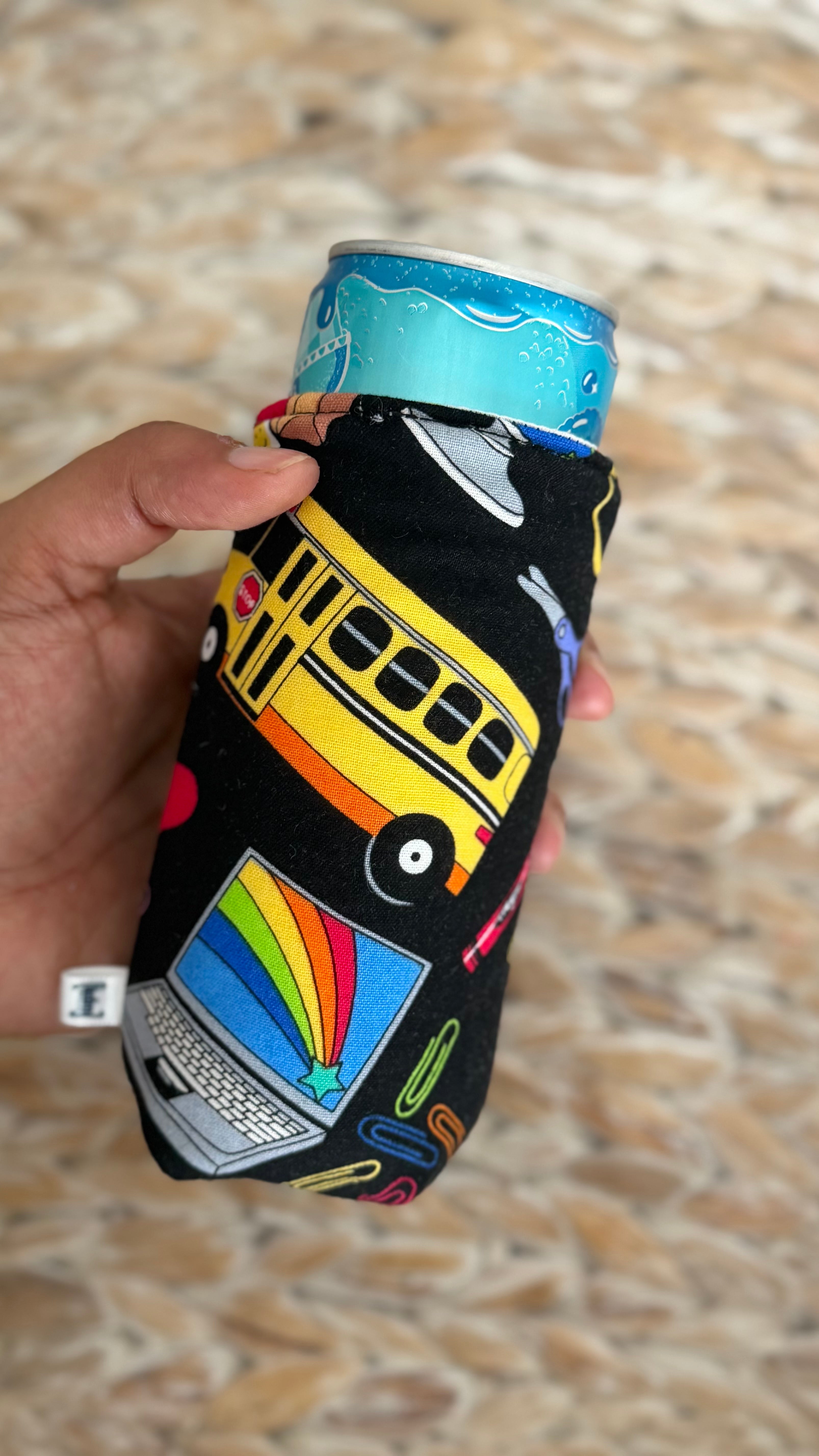 School Themed Can Sleeve