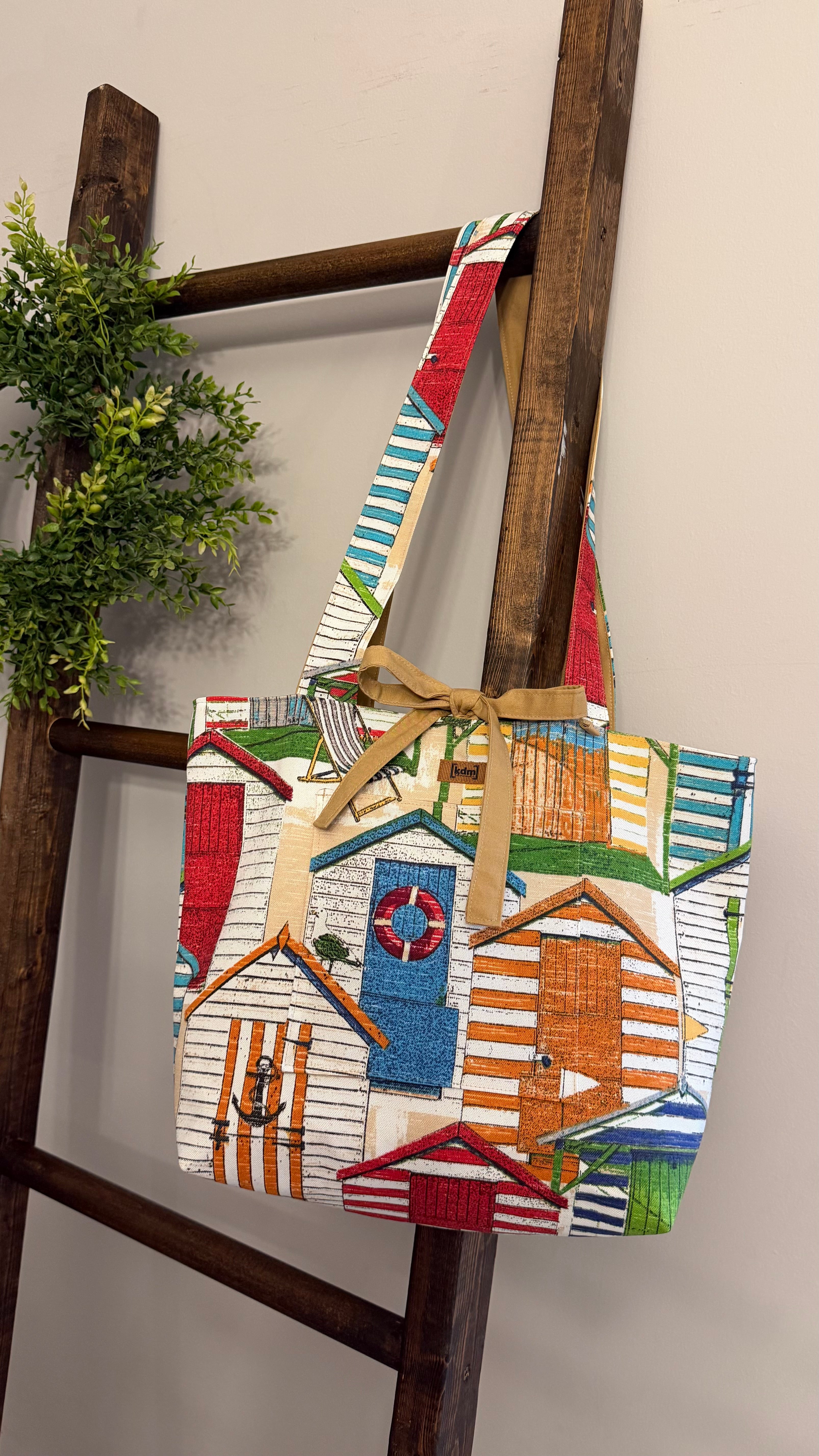 Beach Hut Summer Tote