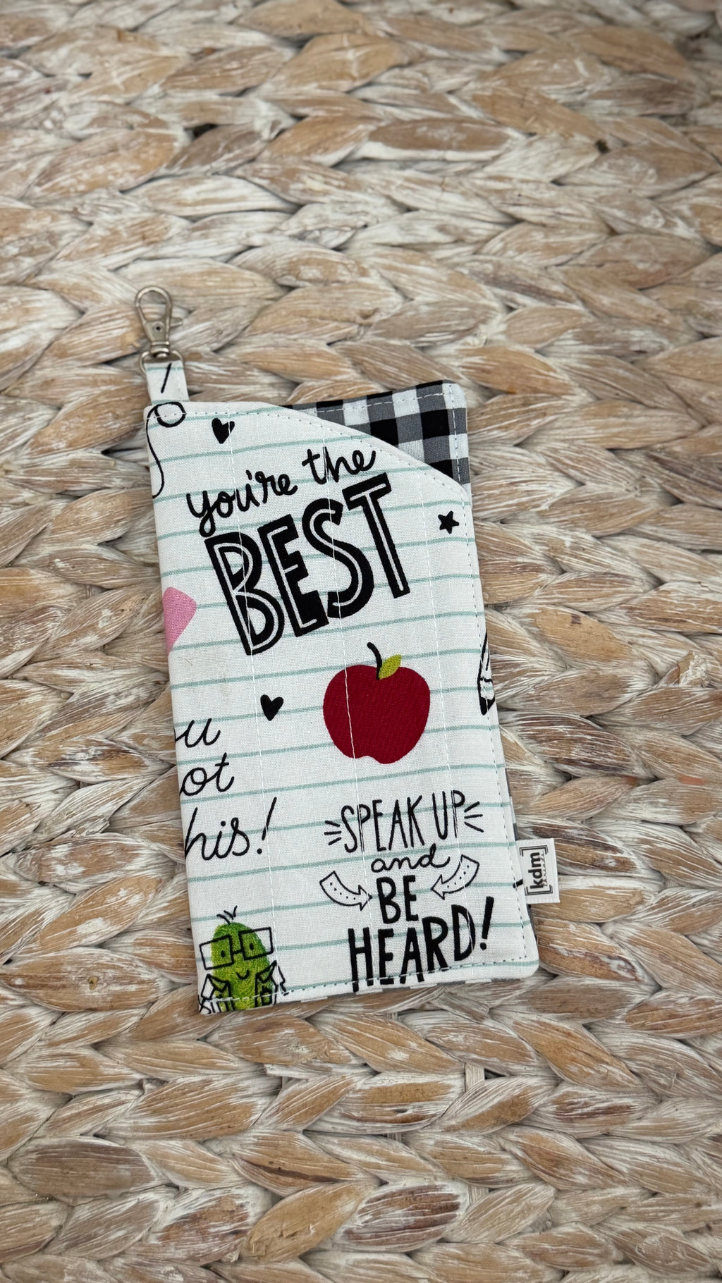 School Themed Glasses Case