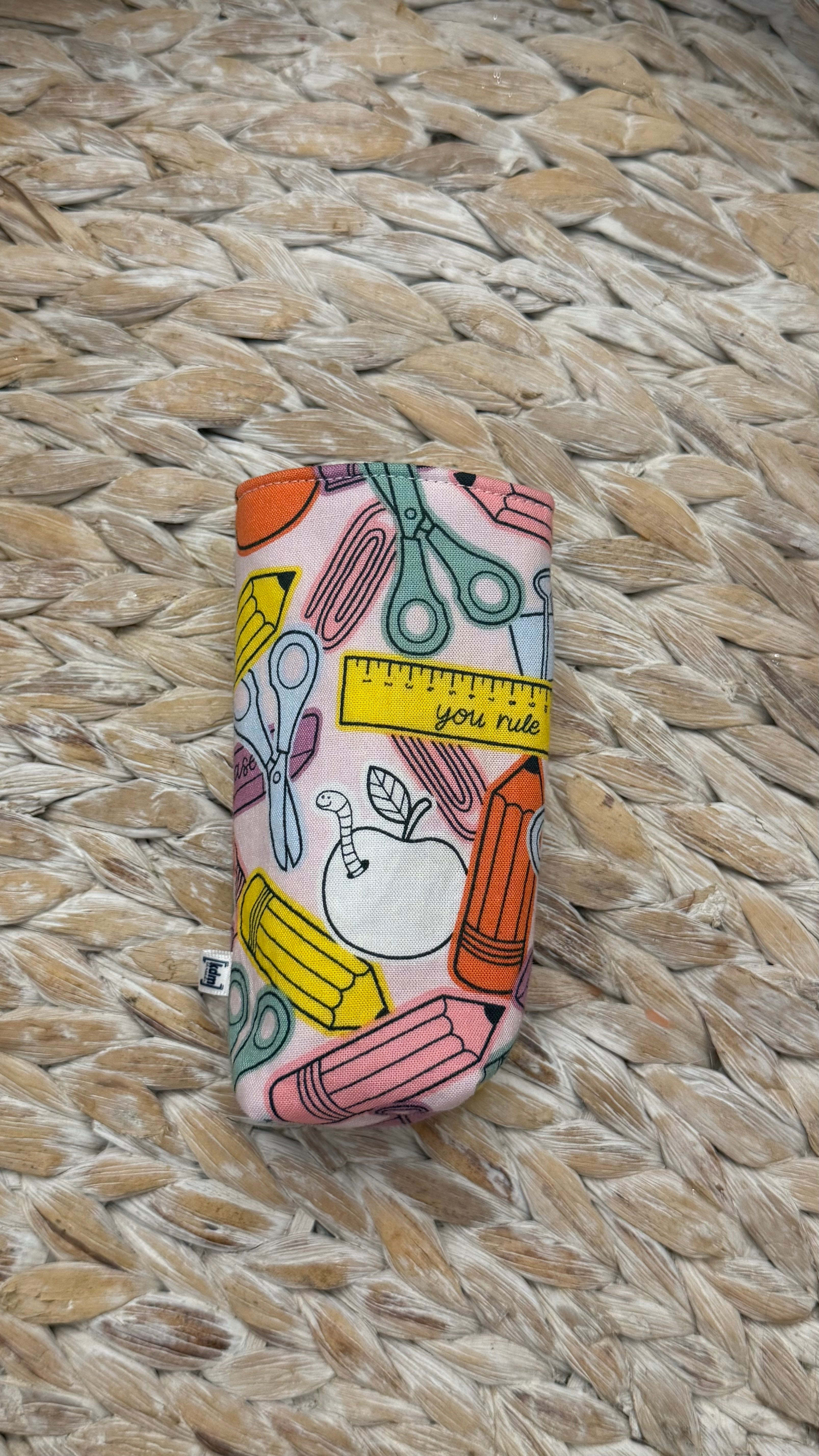 School Themed Can Sleeve