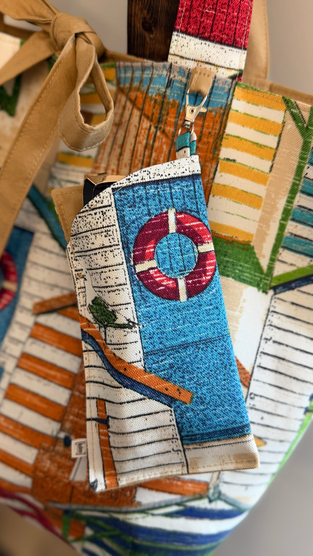 Beach Hut Summer Tote