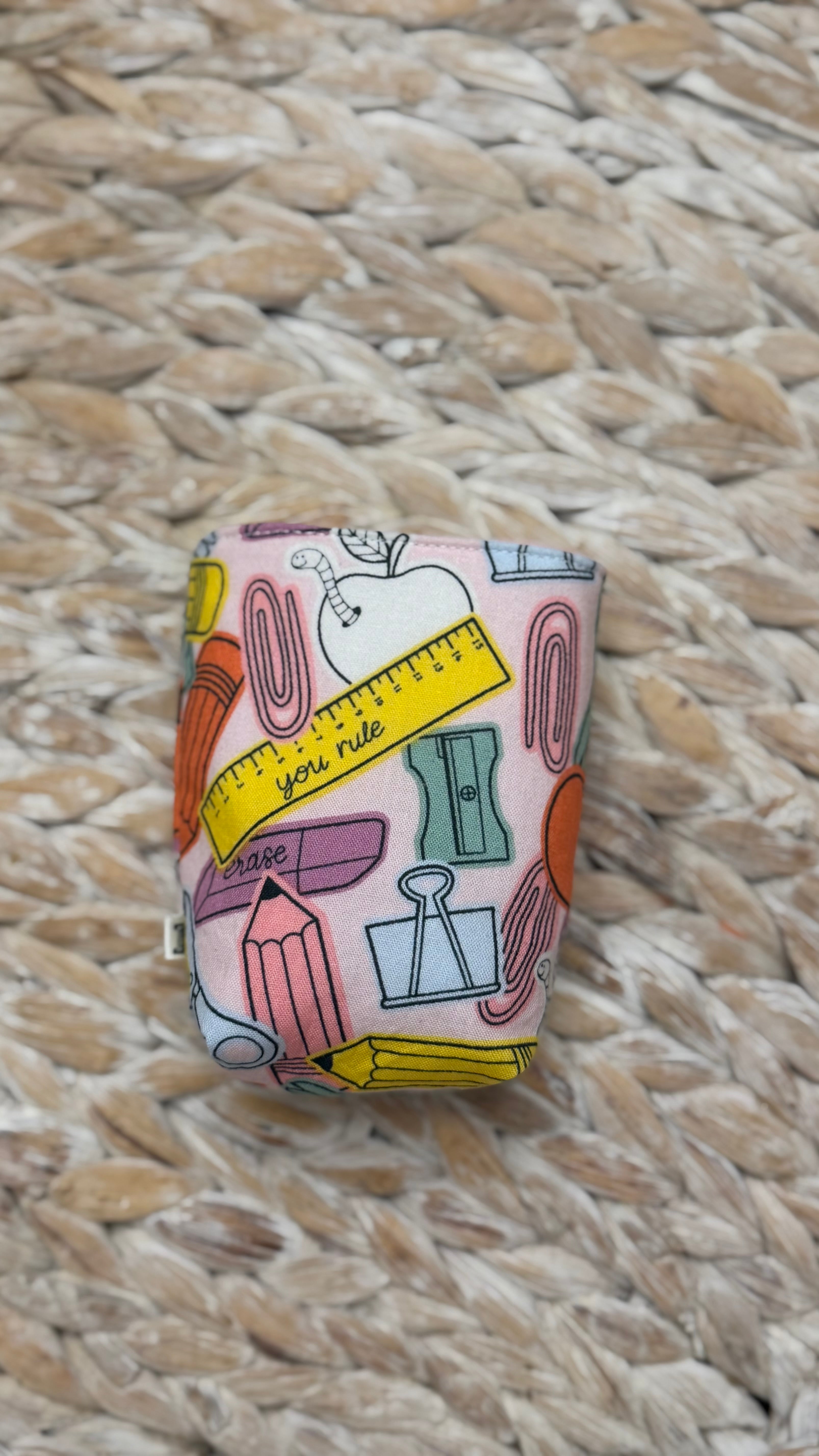 School Themed Can Sleeve