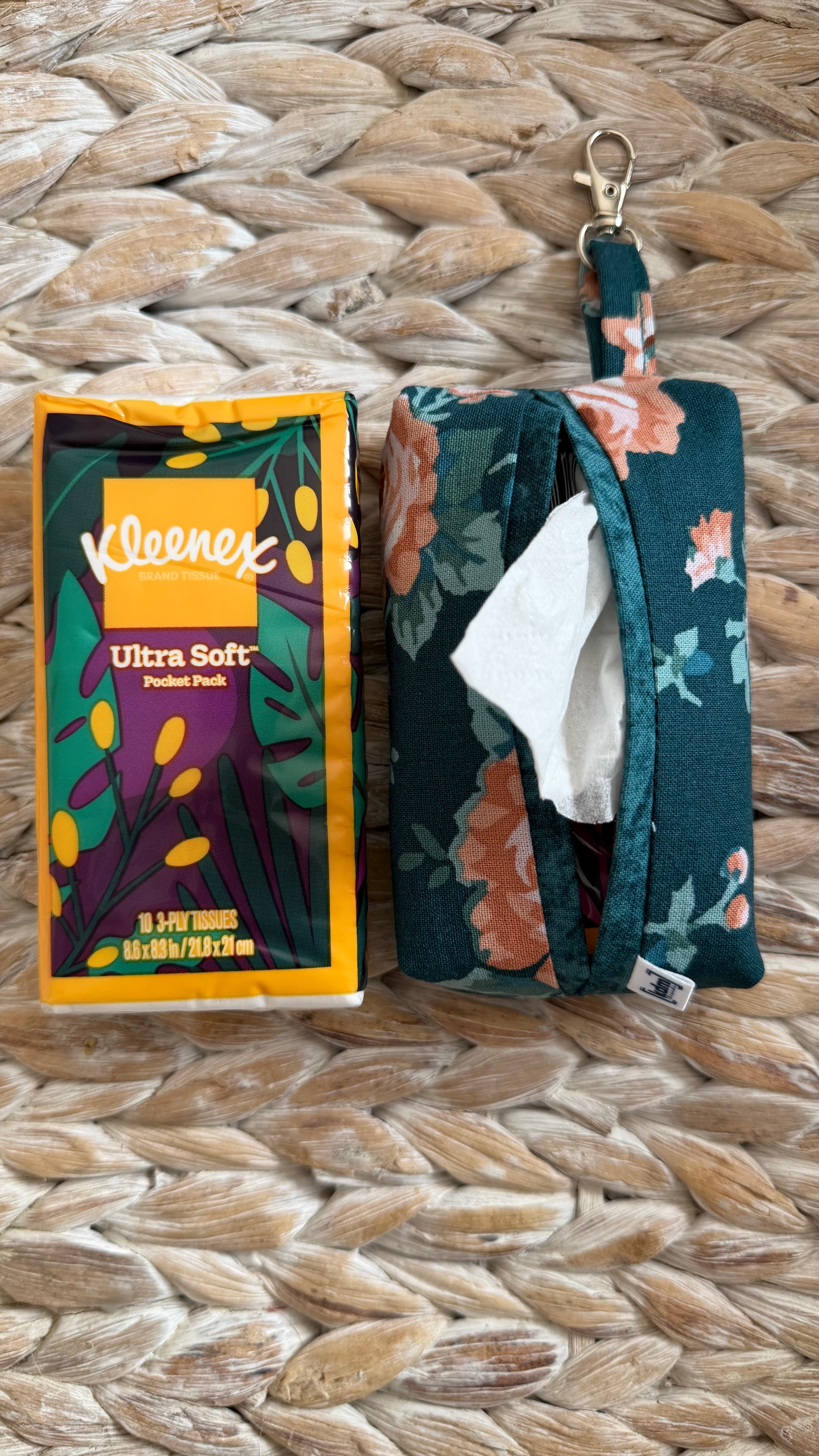 Keychain Tissue Holder