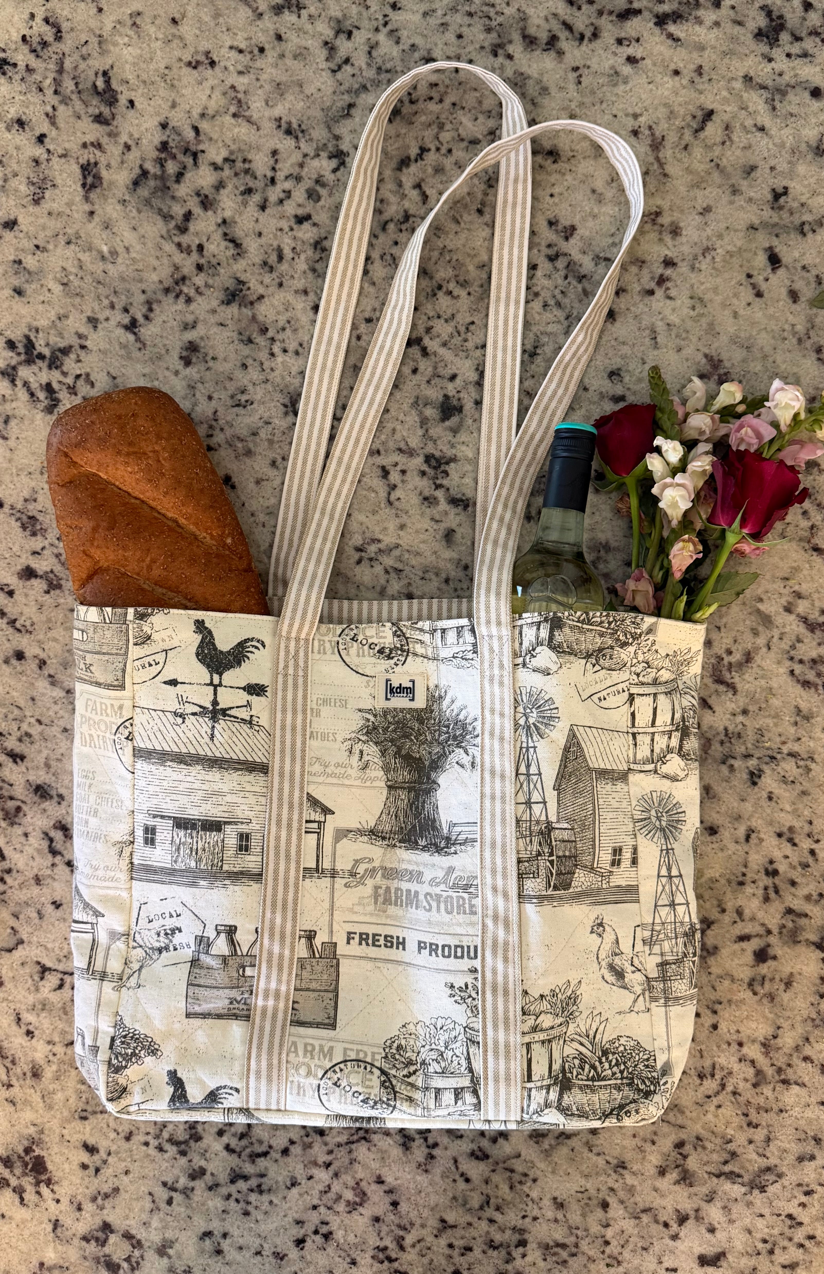 Farmhouse Market Tote • Everyday Reusable Bag
