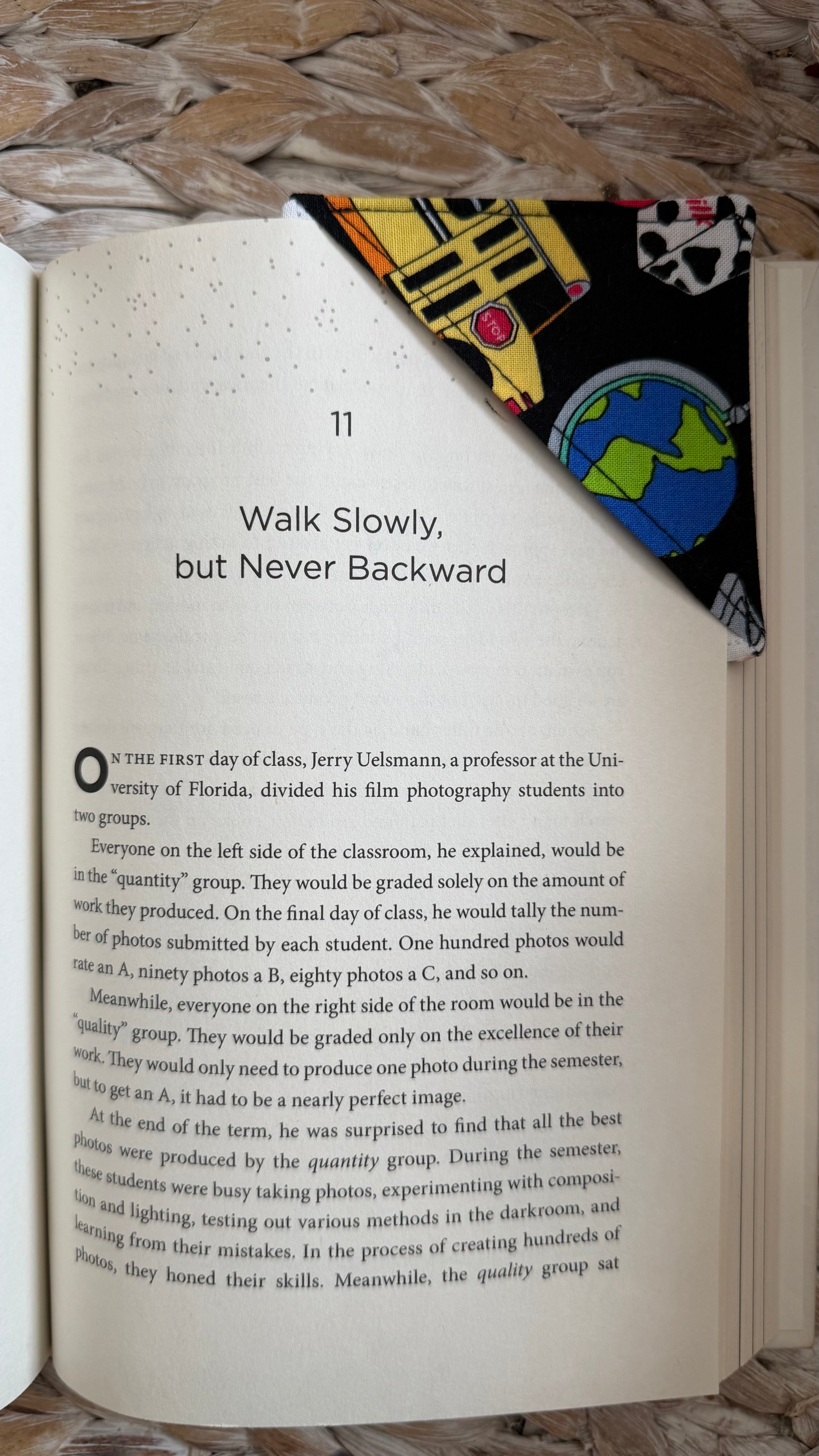 School Corner Bookmark