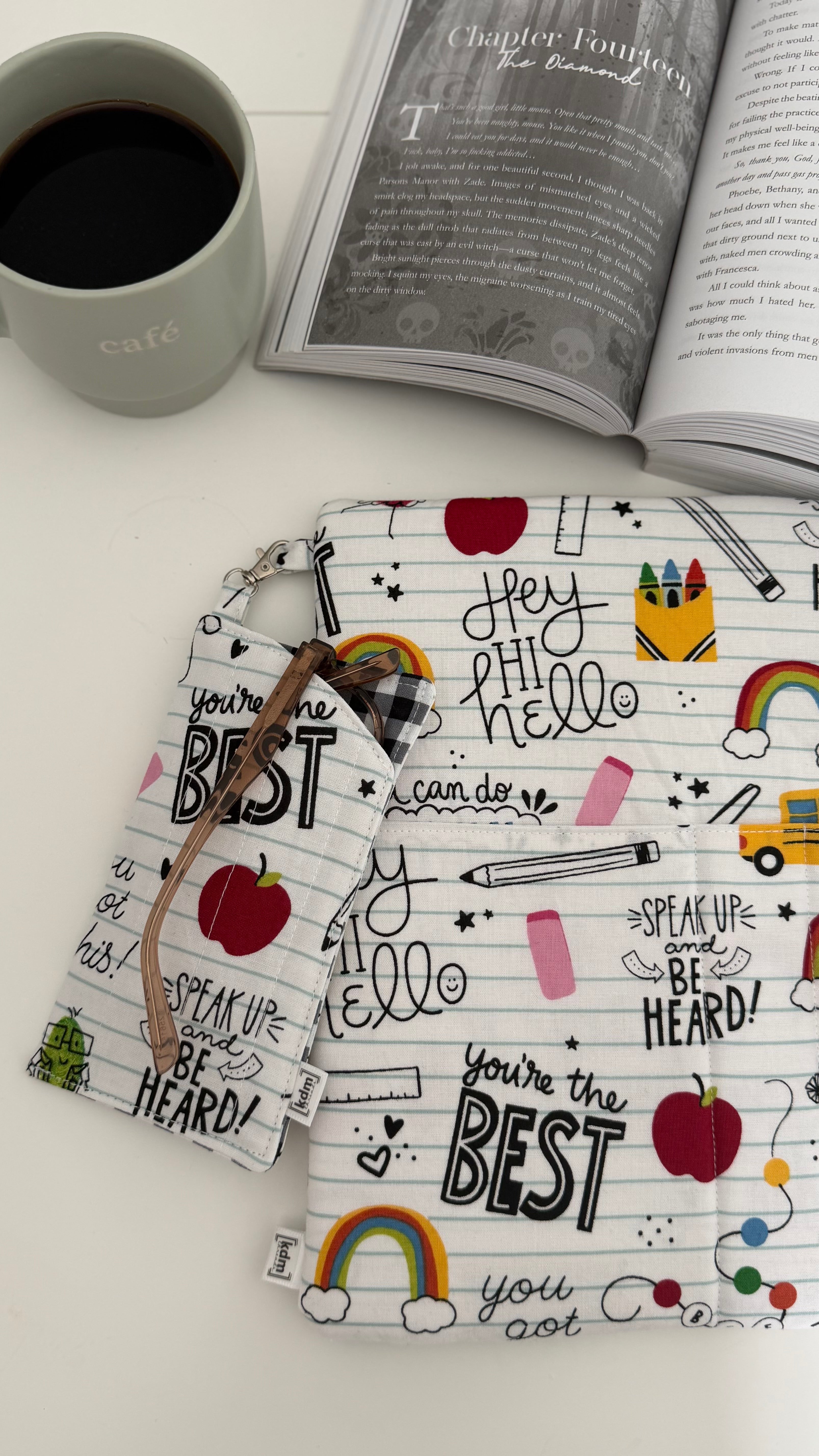 School Themed Book Sleeve