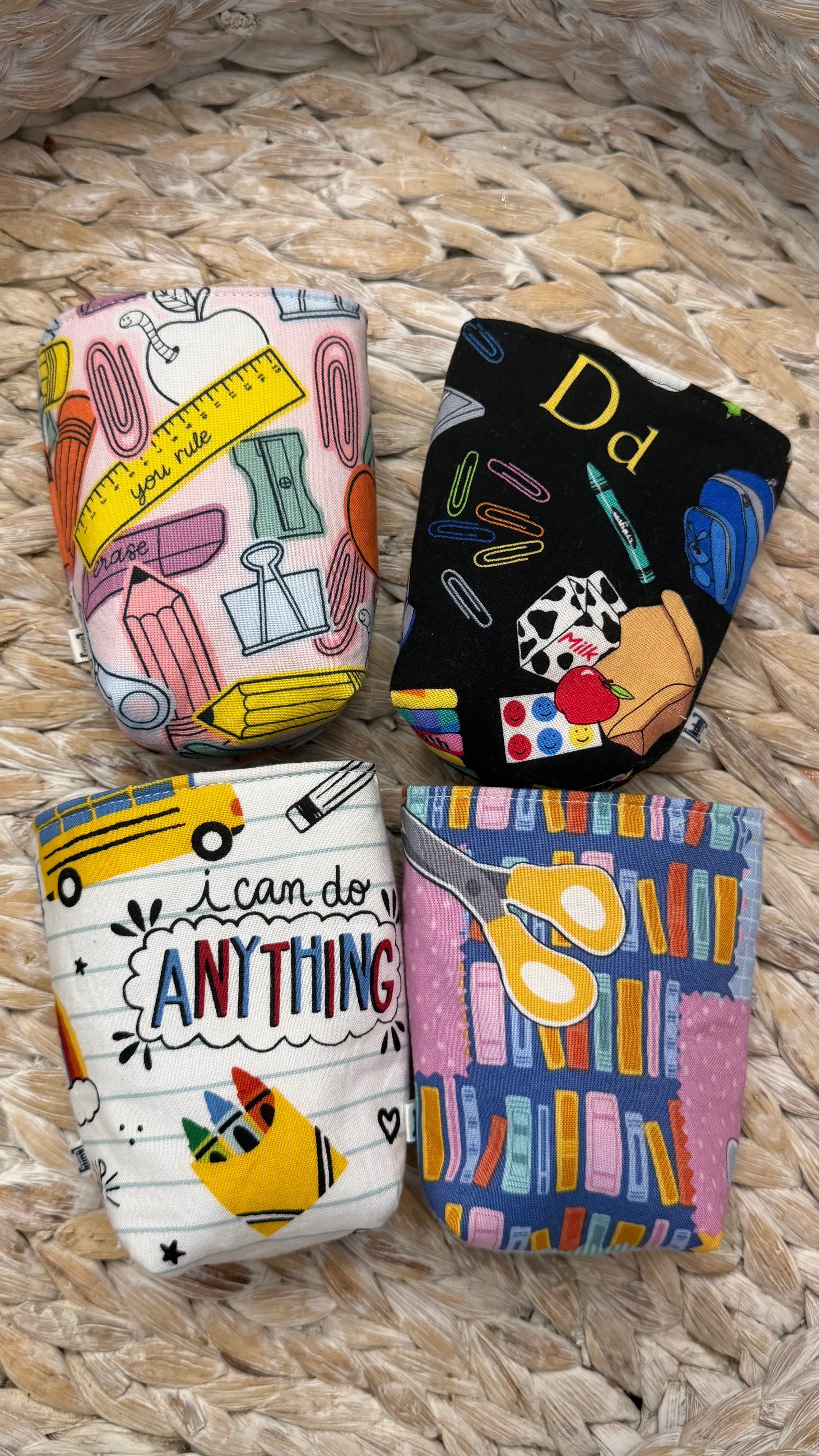 School Themed Can Sleeve