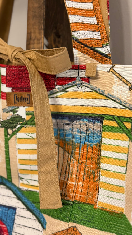 Beach Hut Summer Tote
