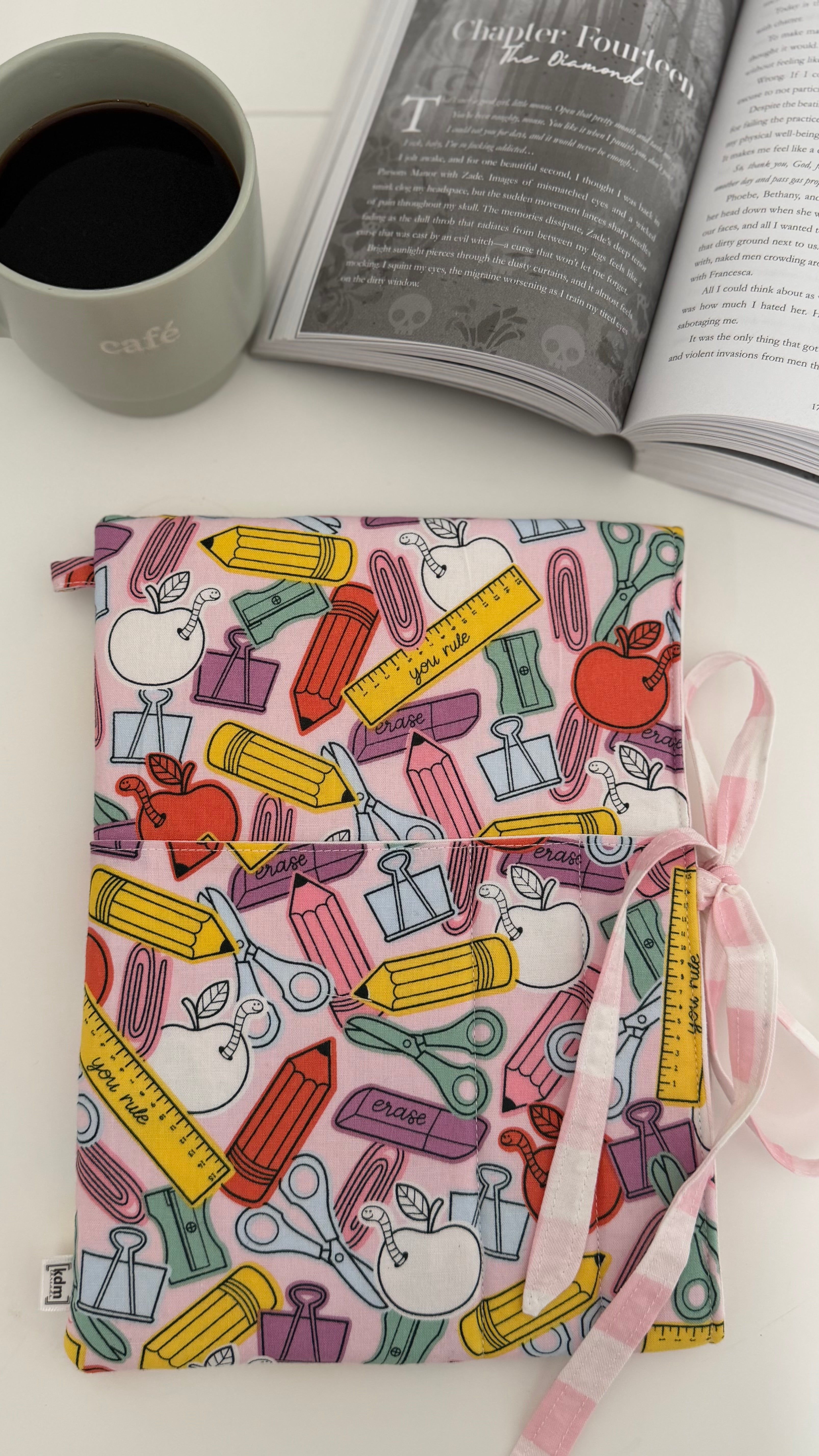 School Themed Book Sleeve