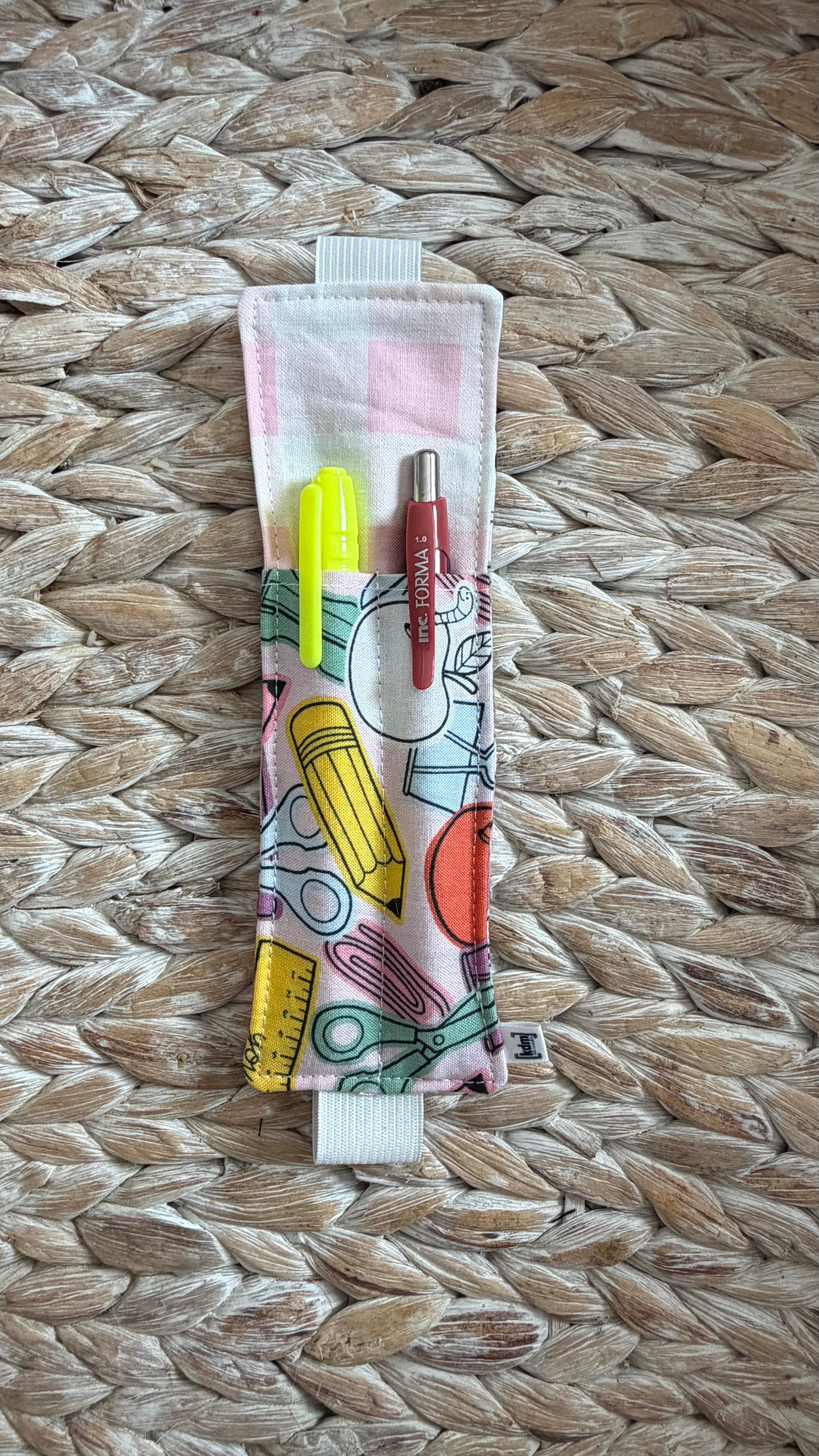 School Planner Bookmark + Pen Holder