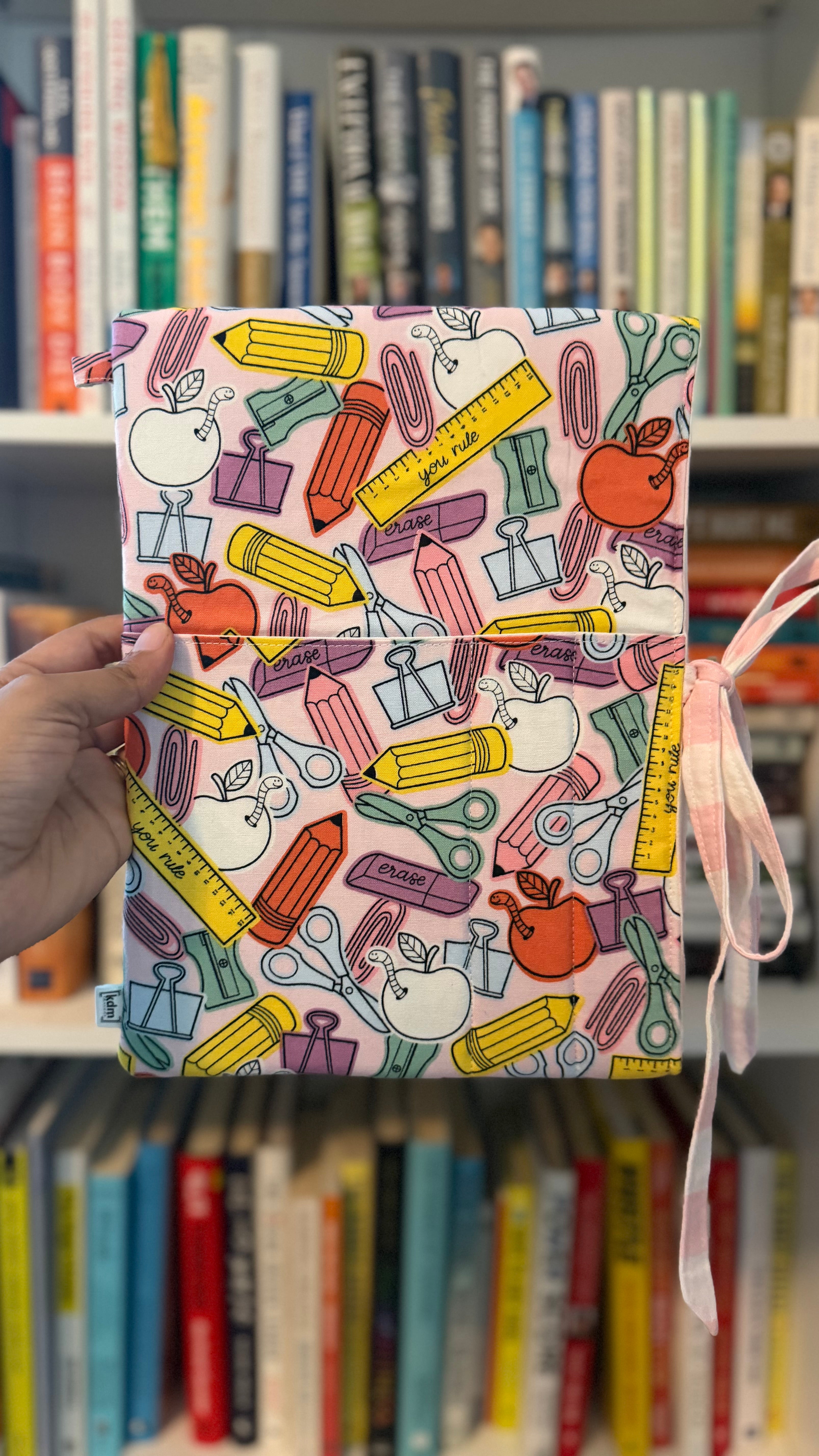 School Themed Book Sleeve