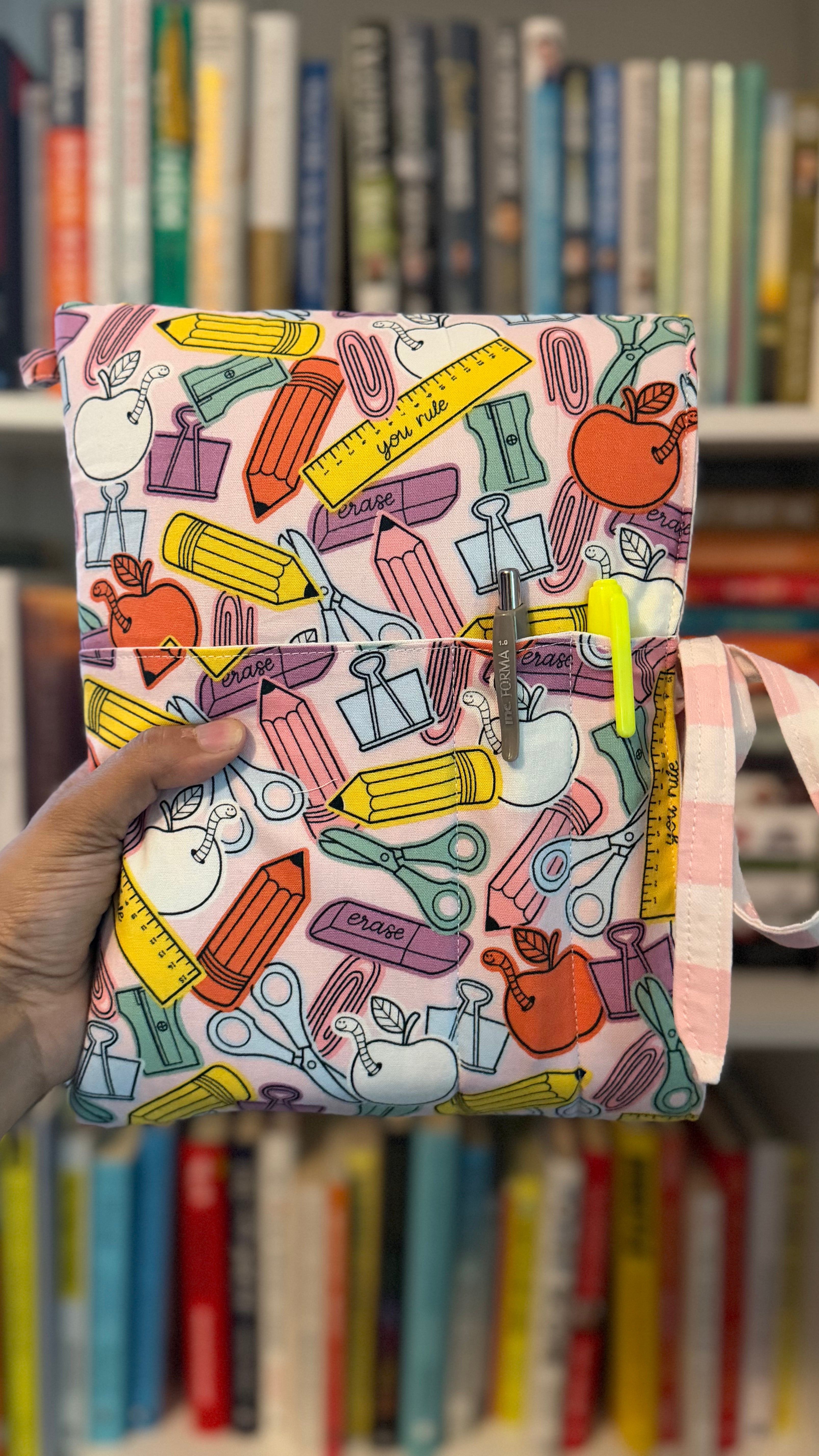 School Themed Book Sleeve