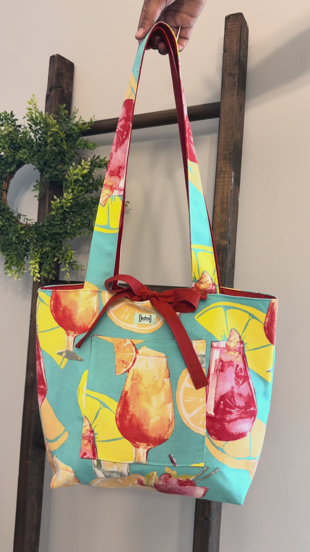 Cocktail Summer Tote