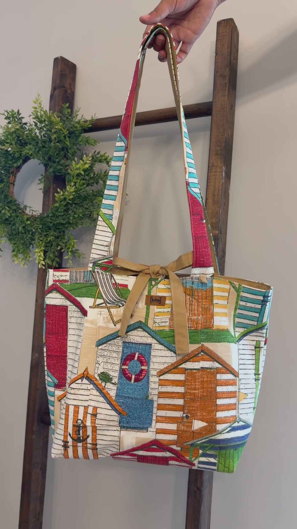 Beach Hut Summer Tote