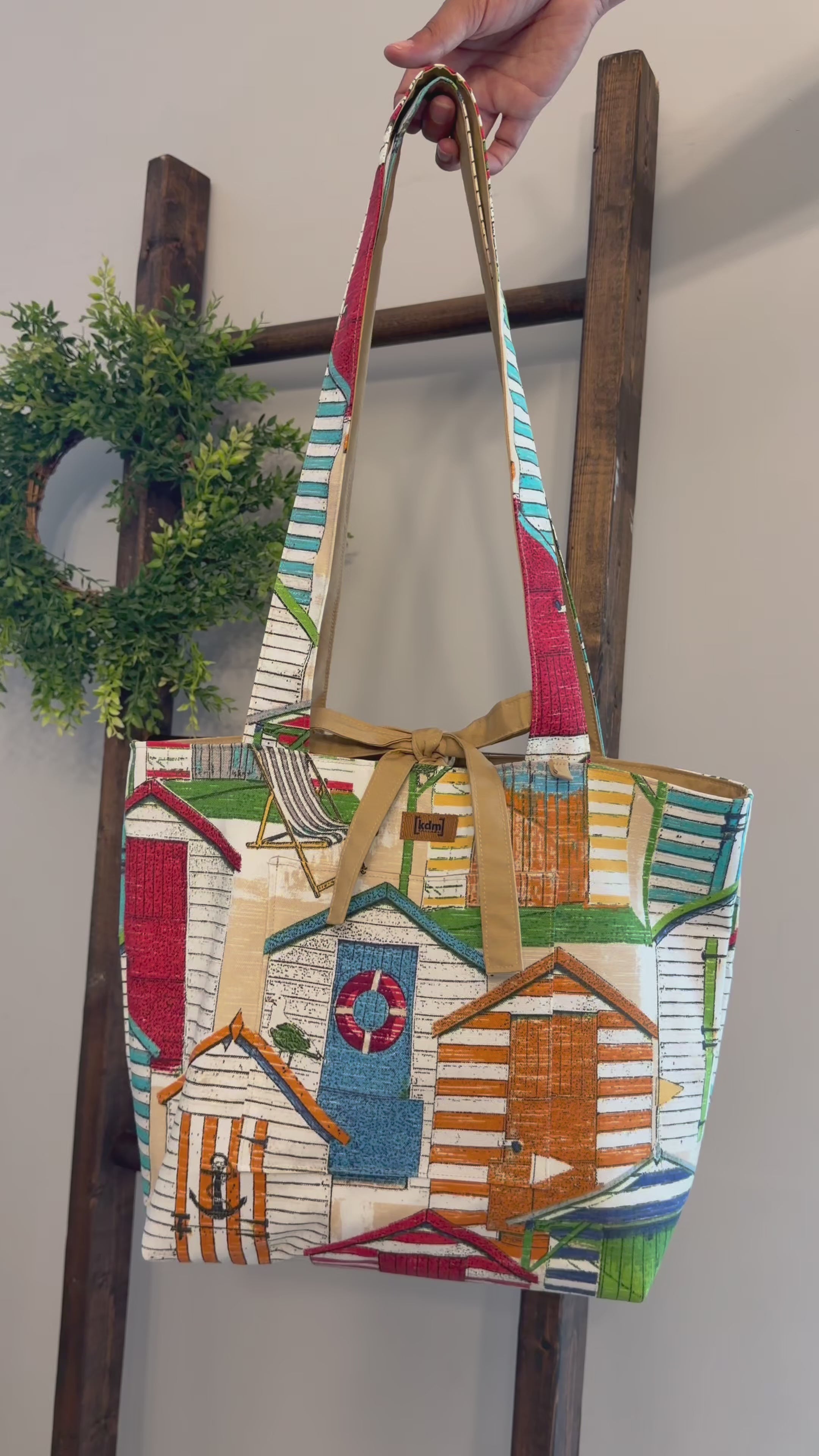 Beach Hut Summer Tote
