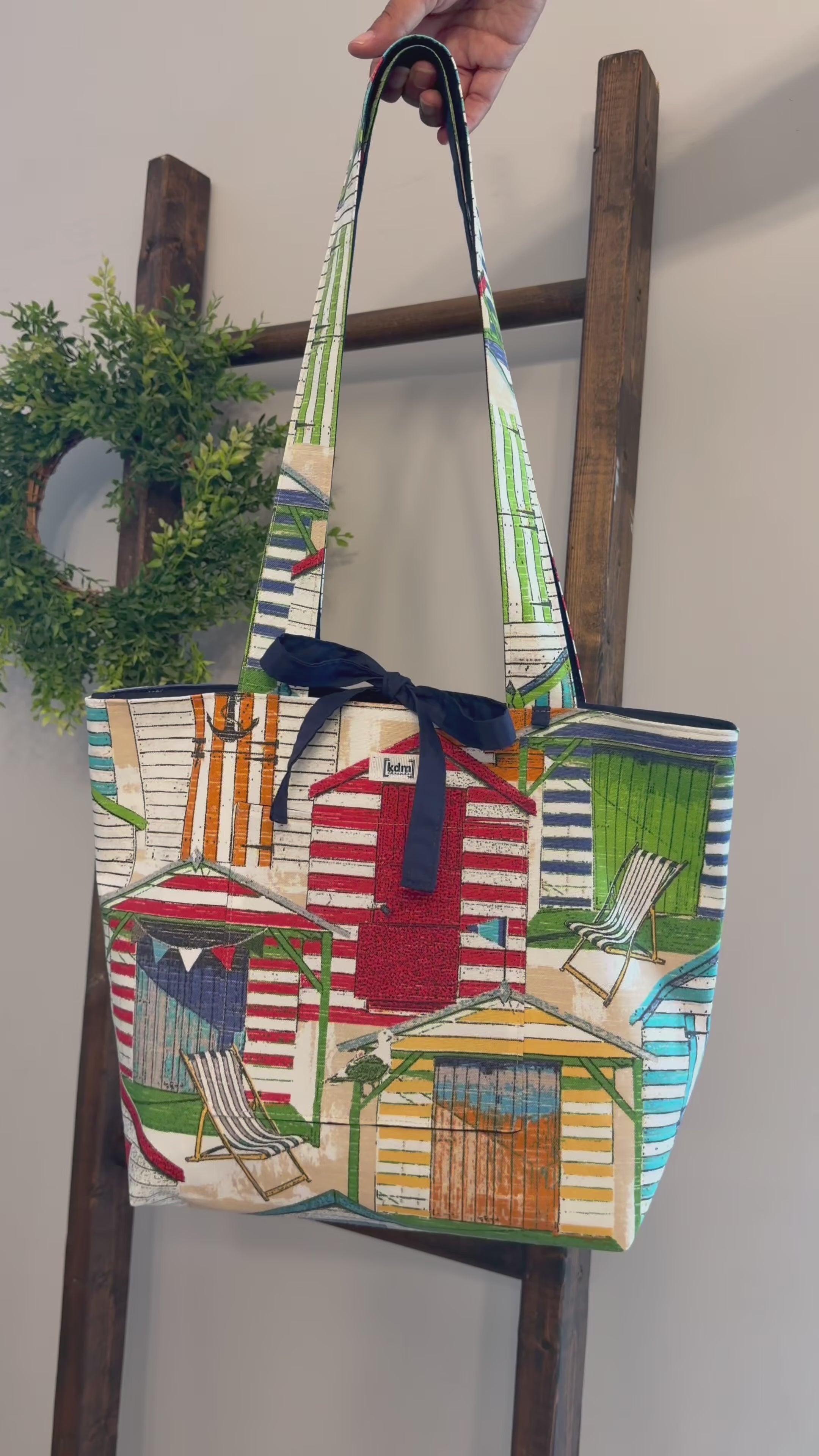 Beach Hut Summer Tote